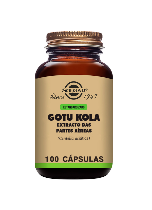 Solgar Gotu Kola Aerial Extract Centella Asiatica 100 Capsules