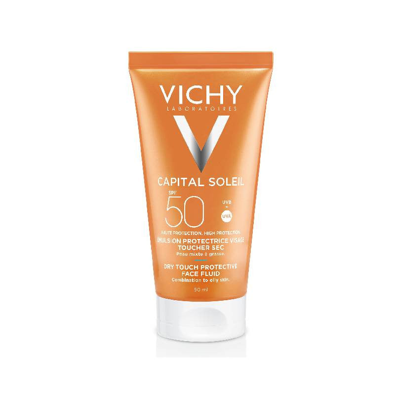 Protetor Solar Vichy Ideal Soleil Creme Toque Seco SPF50+ 50ml
