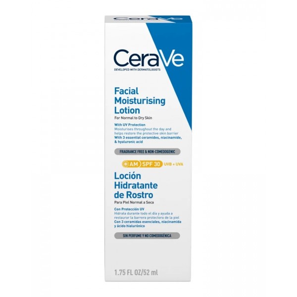CeraVe Loção Facial Hidratante SPF30 52 ml