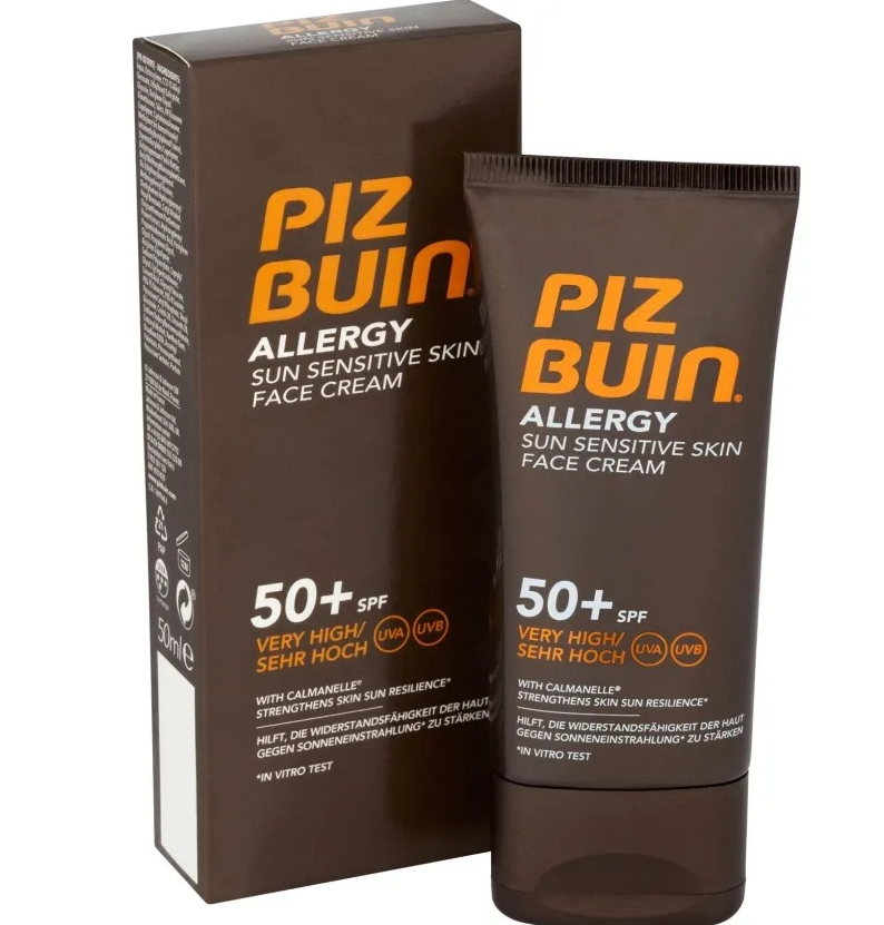 Piz Buin Protetor Solar Allergy Facial SPF50+ 50ml