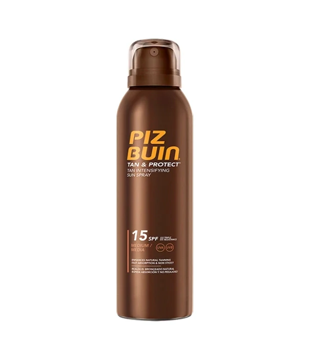 Piz Buin Protetor Solar Tan & Protect Spray SPF15 150ml