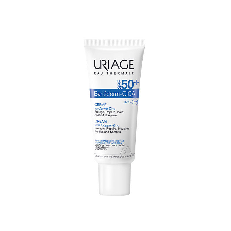 Protetor Solar Uriage Bariéderm Cica-Crème SPF50+ 40ml