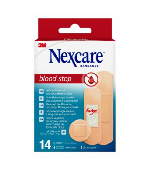 Nexcare Blood Stop Band-Aids 14 Units