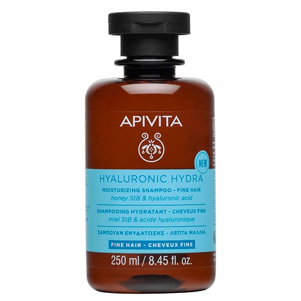 Apivita Shampoo Hyaluronic Hydra Cabelos Finos 250ml