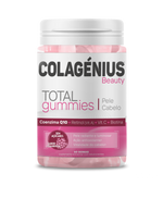 Colagénius Beauty Total Gummies 60 Gomas Sabor Framboesa