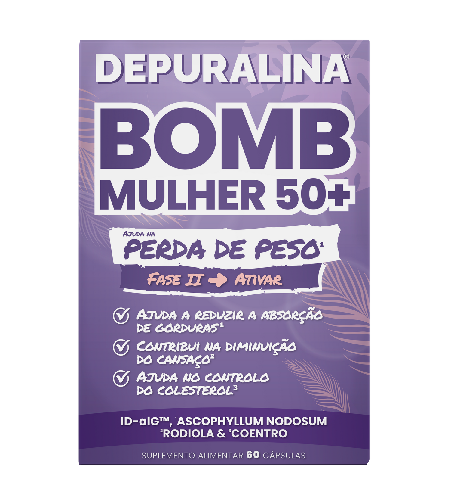 Depuralina Bomb Mulher 50+ 60 Cápsulas