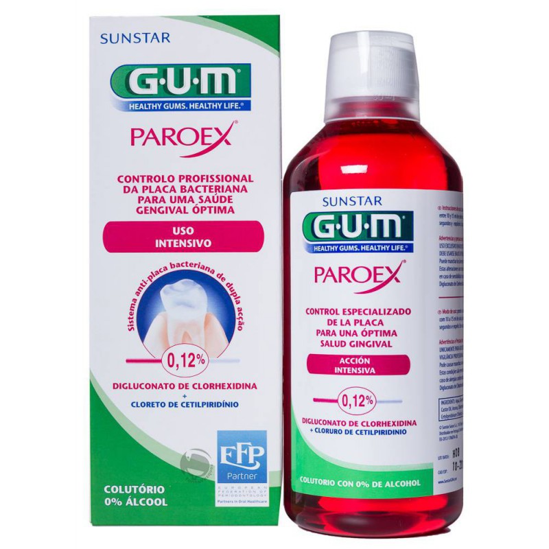 G.U.M Paroex Elixir Pré e Pós-operatório 500ml