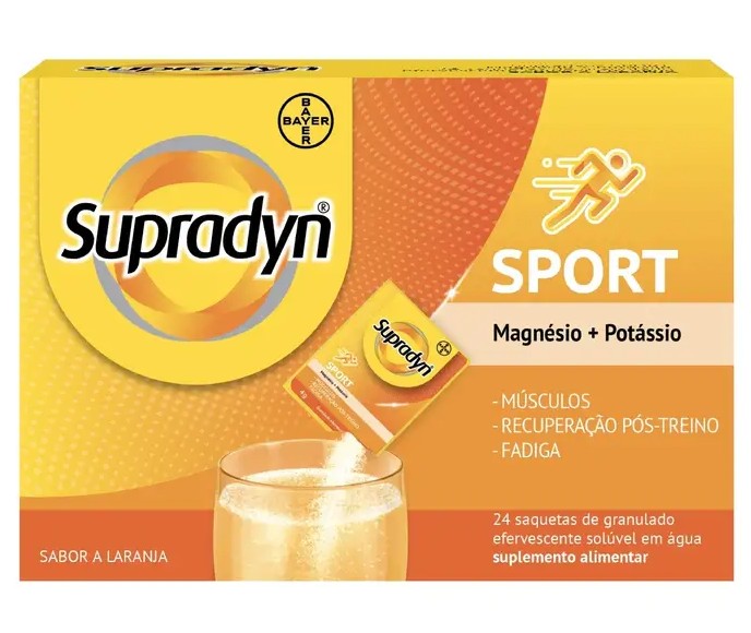 Bayer Supradyn Sport Magnésio + Potássio Granulado 24 Saquetas