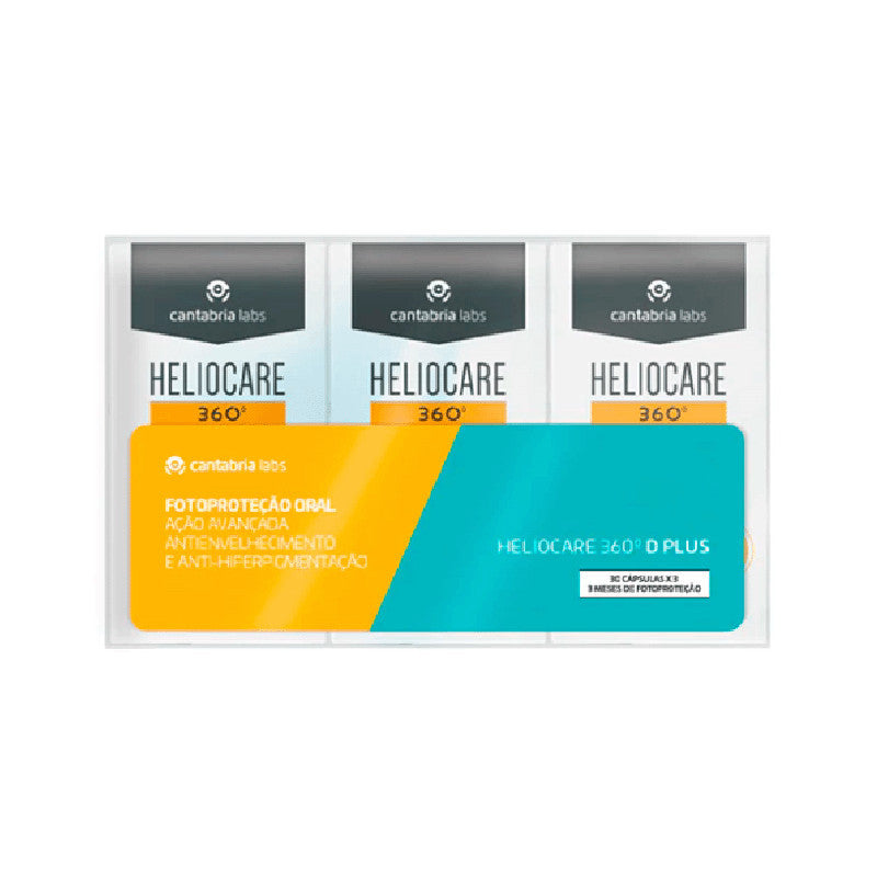 Heliocare 360º D Plus Cápsulas 30 Cápsulas Pack 3 Unidades