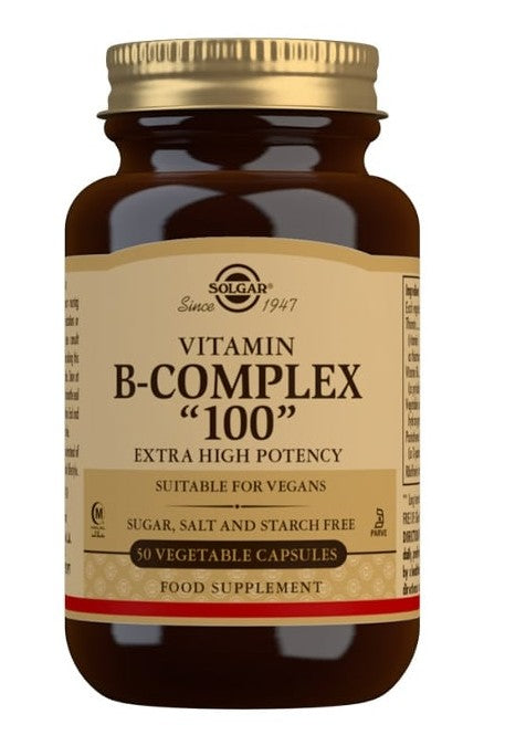 Solgar Vitamin B-Complex 100mg 50 Cápsulas