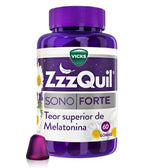 Vicks Zzzquil Forte Melatonina 60 Gomas