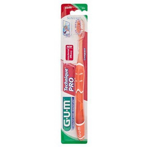 G.U.M Technique Pro Escova Dentes Compacta Média 525