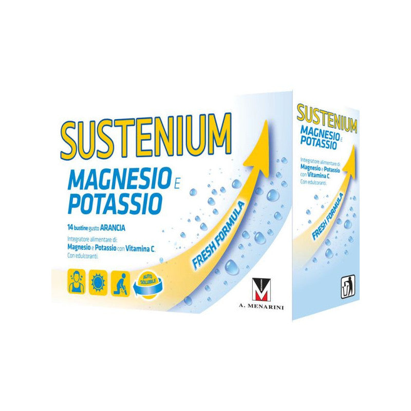 Menarini Sustenium Magnésio e Potássio 14 Saquetas