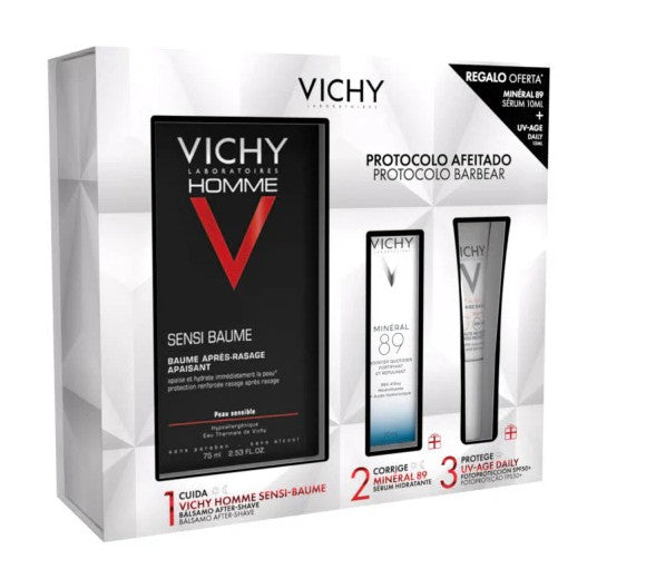 Vichy Coffret  Homme Protocolo Barbear Mineral 89