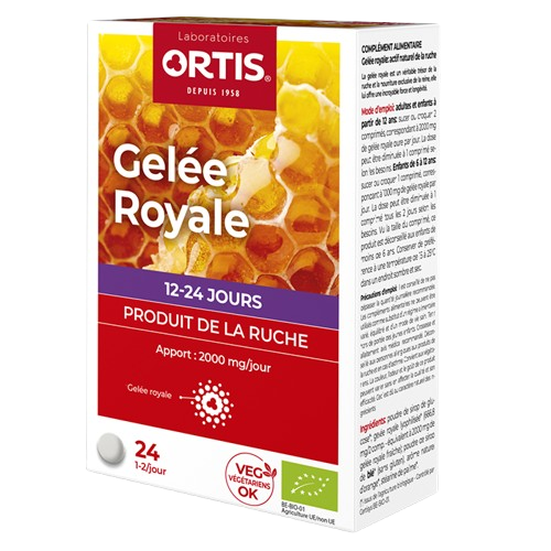 Ortis Geleia Real Bio 24 Comprimidos