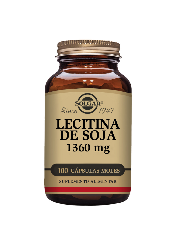 Solgar Lecithin 1360mg 100 Cápsulas