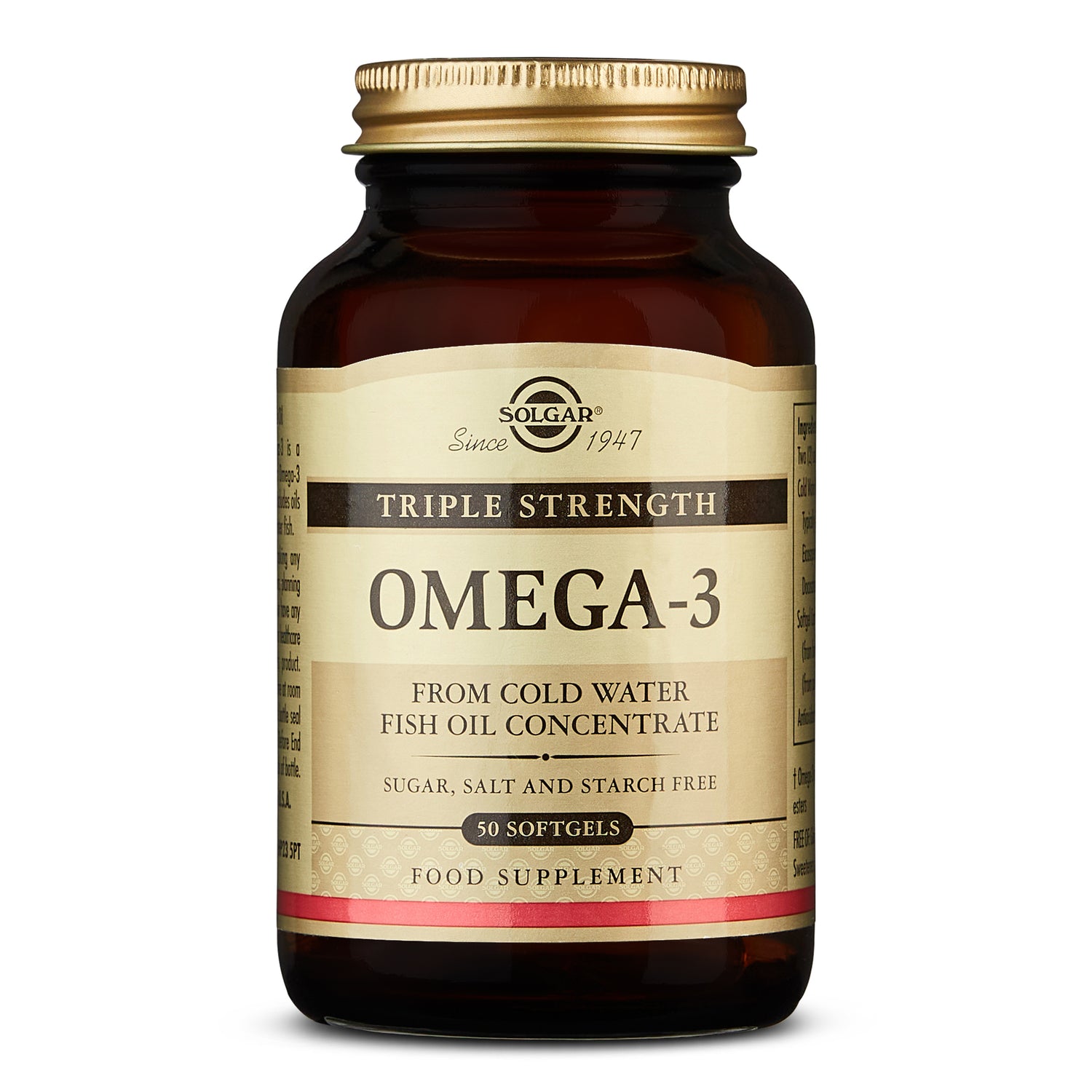 Solgar Omega-3 Double Strength 60 Capsules