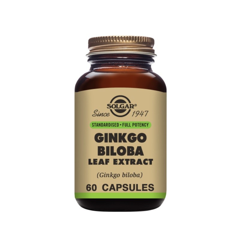 Solgar S.F.P. Ginkgo Biloba Leaf Extract 60 Cápsulas