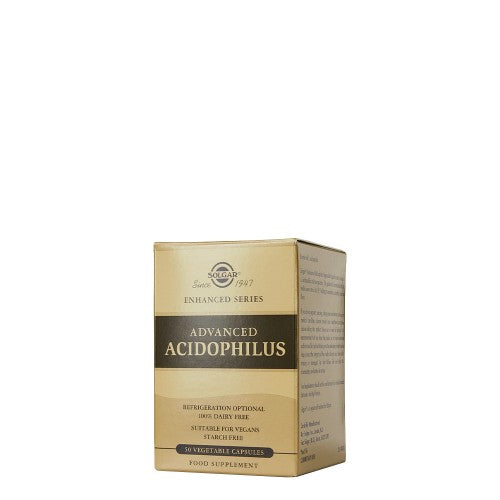 Solgar Advanced Acidophilus Plus 60 Cápsulas