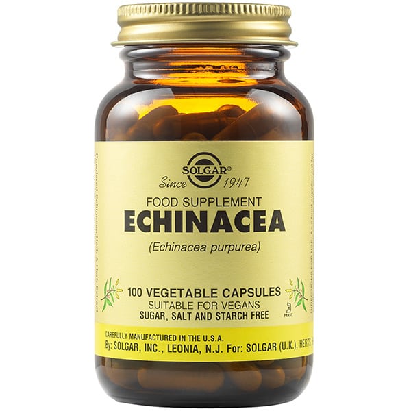 Solgar Echinacea 100 Cápsulas Vegetais