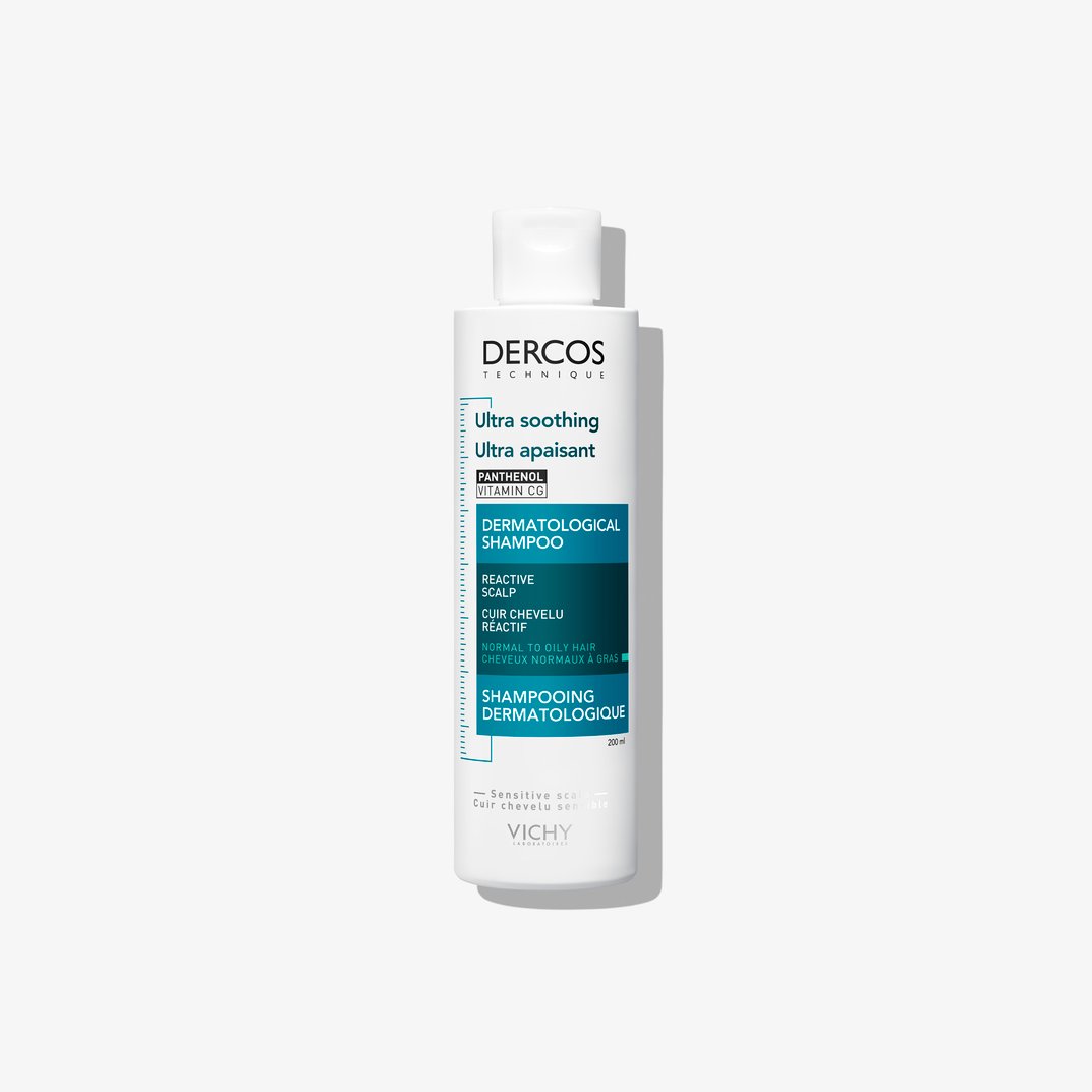 Vichy Shampoo Dercos Ultra-Apaziguante Cabelo Normal a Oleoso 200ml