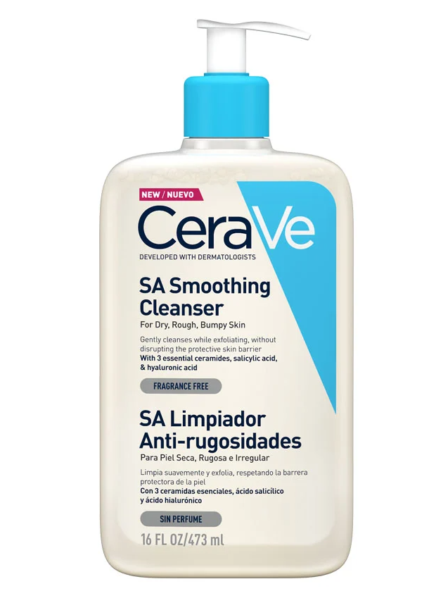 CeraVe SA Smoothing Cleanser Limpiador Anti-Rugosidades 473ml