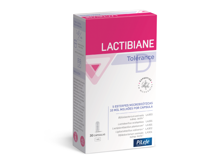 Pileje Lactibiane Tolerance 30 Cápsulas