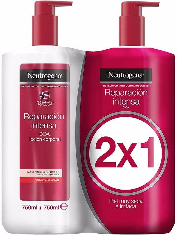 Neutrogena Duo Loção Reparação Intensa Pele Seca 2x750ml