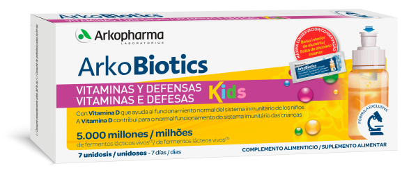 Arkopharma Arkoprobiotics Vitamins and Defenses Kids 7 Unidoses