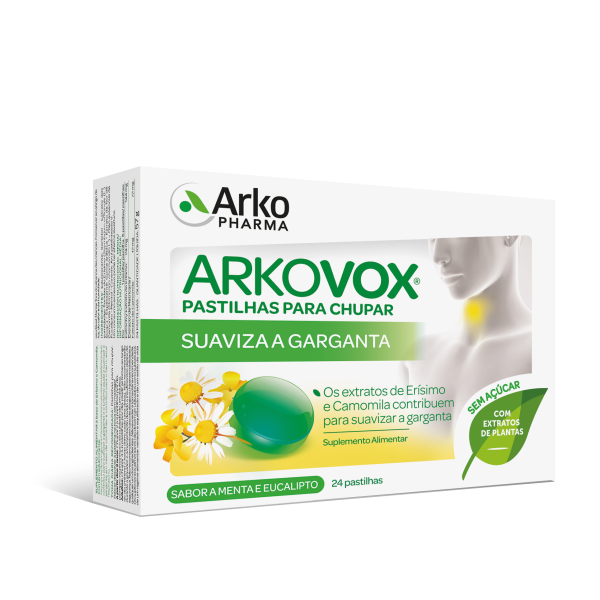 Arkopharma Arkovox Mentol e Eucalipto 24 Pastilhas