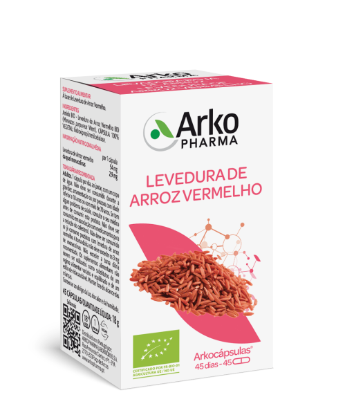 Arkopharma Levedura de Arroz Vermelho 45 Cápsulas