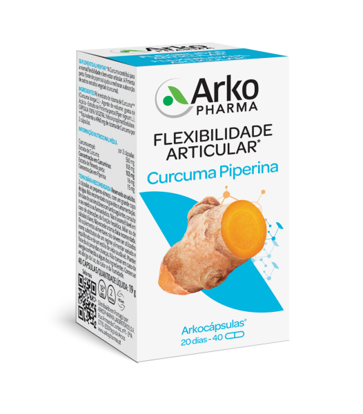 Arkopharma  Curcuma + Piperine Bio 40 Cápsulas