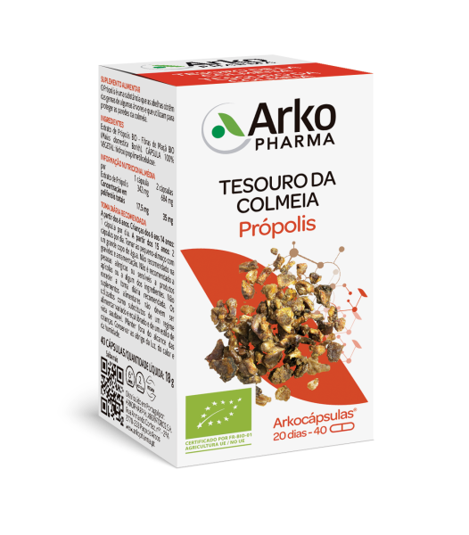 Arkopharma Arkocapsulas Propolis Bio 40 Cápsulas