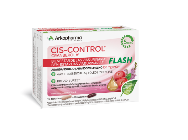 Arkopharma Cranberola Cis-control Flash 20 Cápsulas