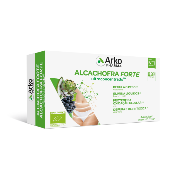 ARKOFLUIDO® Artichoke Forte BIO + Aloe Vera 20x15ml