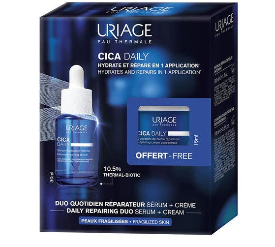 Uriage Cica Daily Sérum 30ml + Creme 15ml Coffret