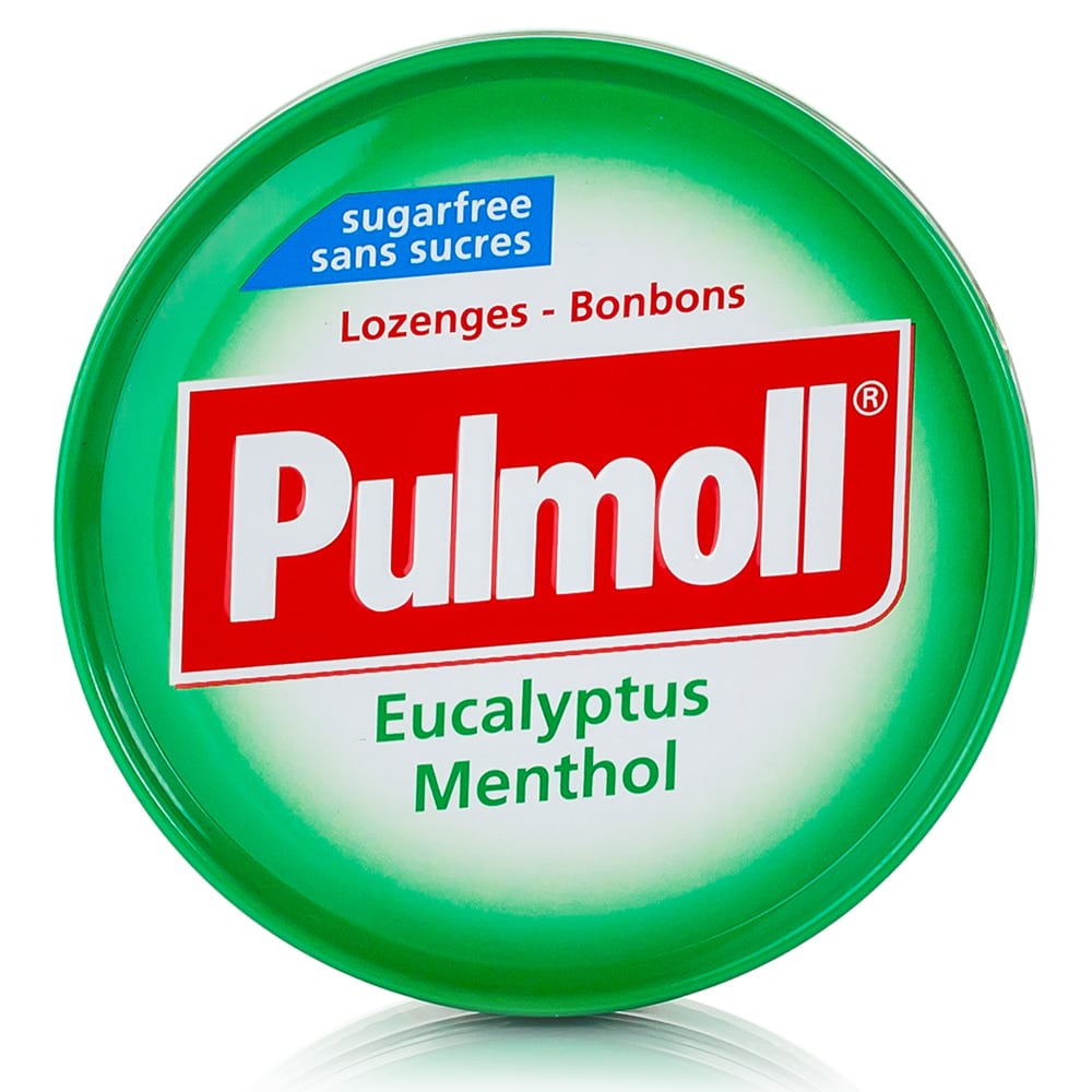 Ampliphar Pulmoll Pastilhas Eucalipto Mentol + Vitamina C Sem Açucar 45g