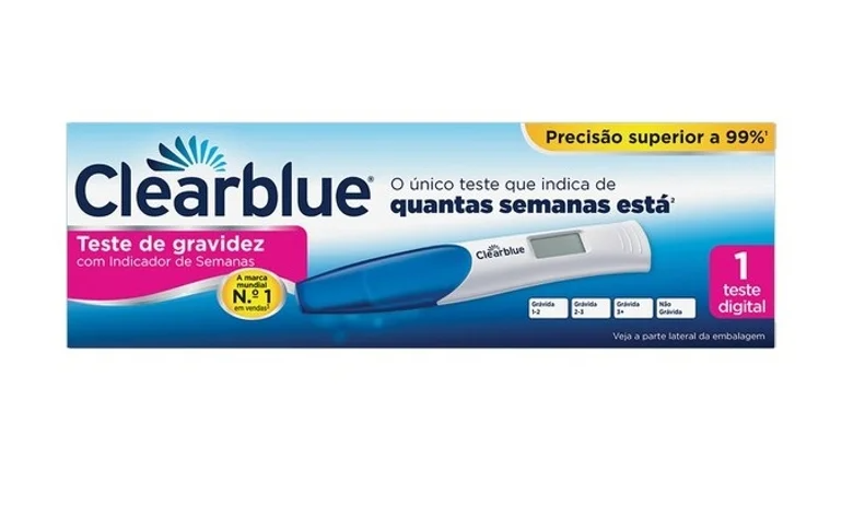 Clearblue Teste De Gravidez Digital com Indicador de Semanas