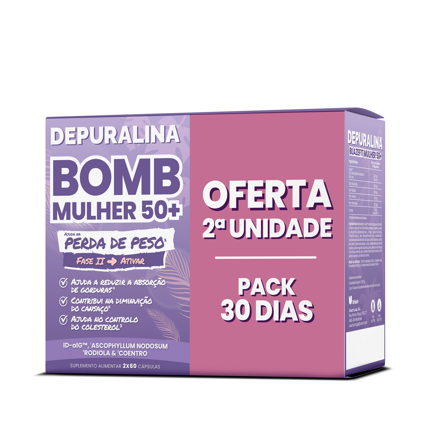 Depuralina Bomb Woman 50+ 2x60 Capsules