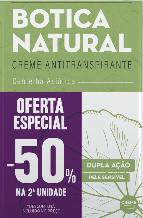 Botica Natural Creme Anti-transpirante 2x75ml