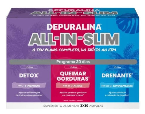 Depuralina All in Slim Ampolas 3x10ml
