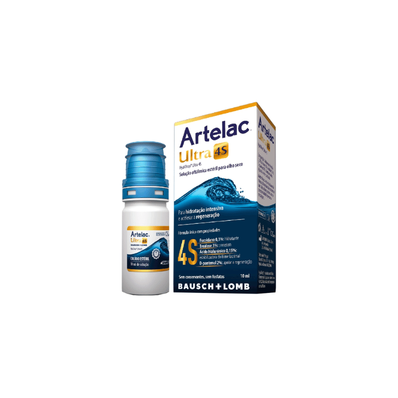 Bausch & Lomb Artelac Ultra 4S Colírio Olho Seco 10ml