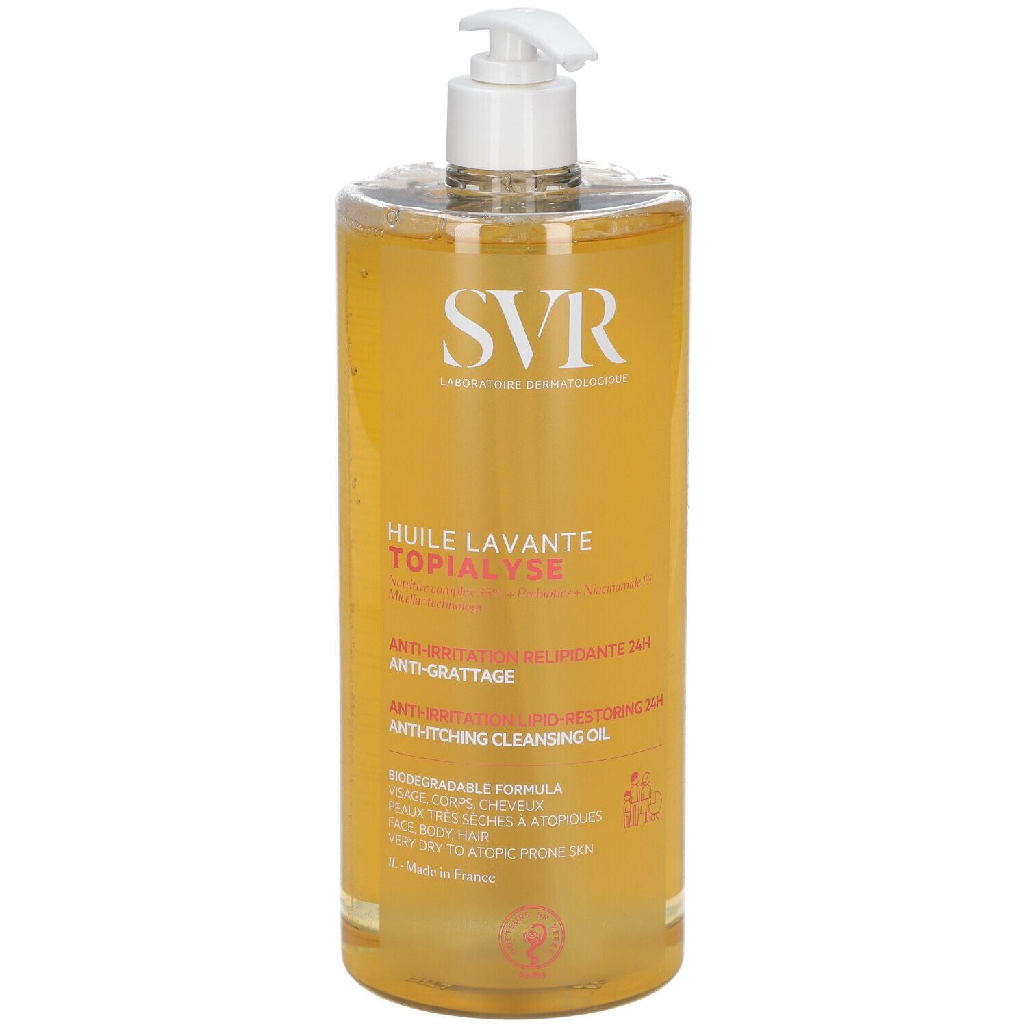 SVR Topialyse Óleo Micelar Relipidante 1000ml