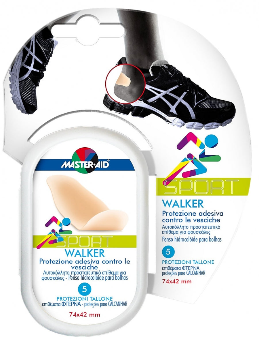 Master-Aid Walker Bolhas 7,4cm x 8,2cm 5 Pensos