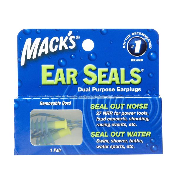 Mack's Tampões Auriculares Ear Seals 1 par