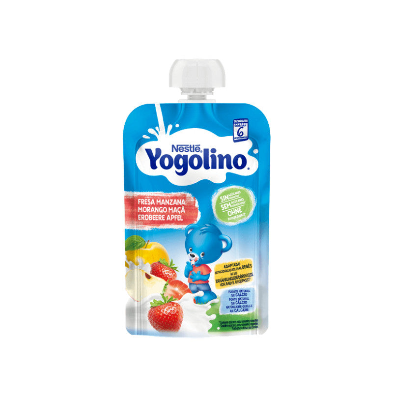 Nestlé Yogolino Maça e Morango 6M+ 100g