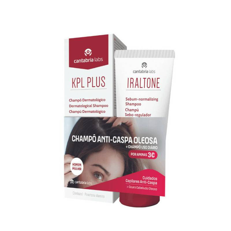 KPL Plus Pack Shampoo Dermatológico Anti-Caspa 200ml + Iraltone Shampoo 200ml