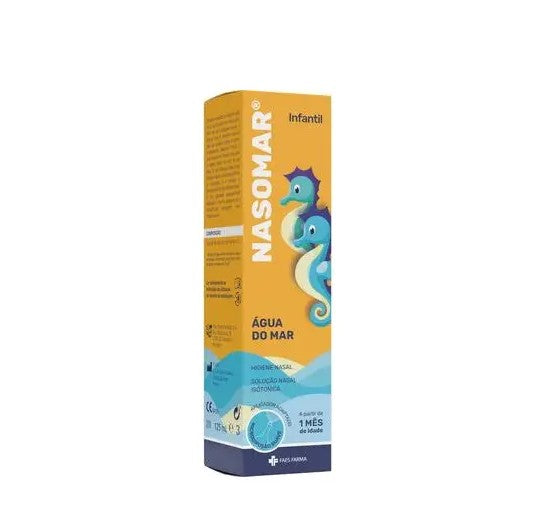 Nasomar Infantil Solução Isotónica Pulverização Nasal 125ml