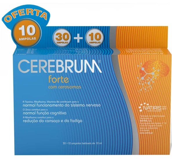 Natiris Cerebrum Forte 30 + 10 Ampolas