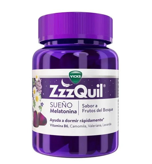 Vicks ZzzQuil Sono Frutos do Bosque 30 Gomas
